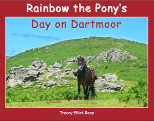 The front cover of Rainbow the Pony's latest book