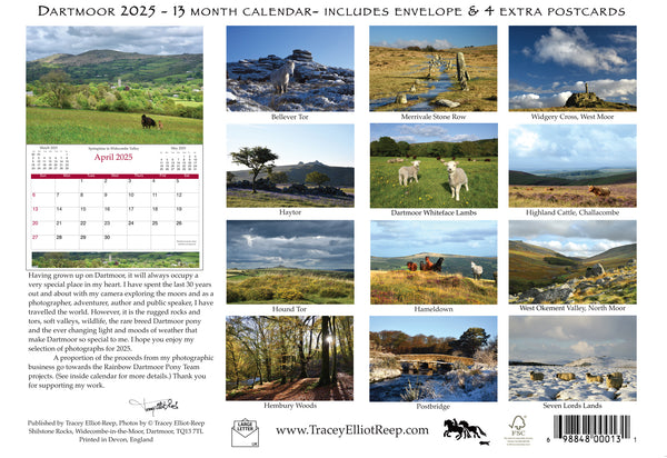 CA025 - Dartmoor 2025 Calendar